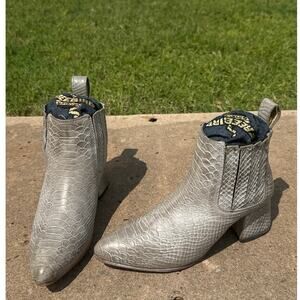Freebird Dane Snake Print Bootie 6